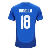 Italia Nicolo Barella #18 Kotipaita EM-Kisat 2024 Lyhythihainen